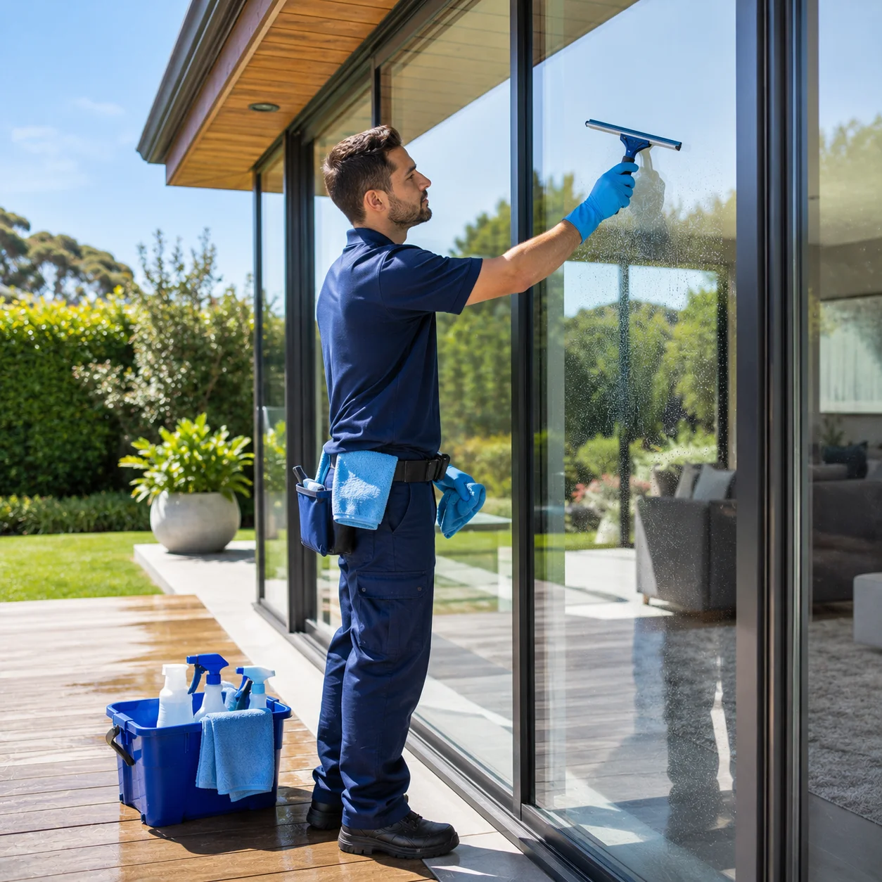 Professional Exterior Glass Washing