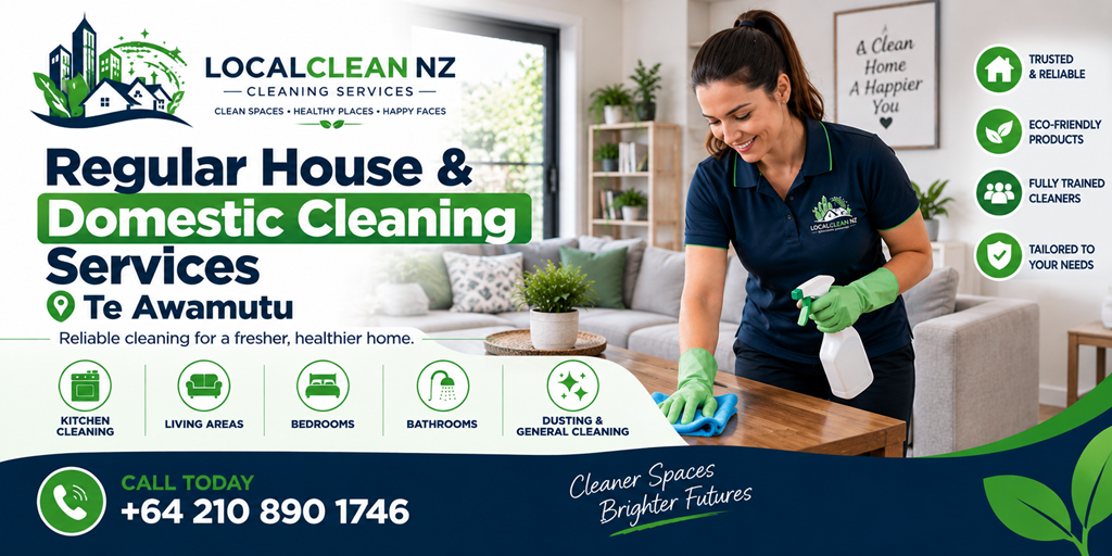 Regular House & Domestic Cleaning Services Te Awamutu